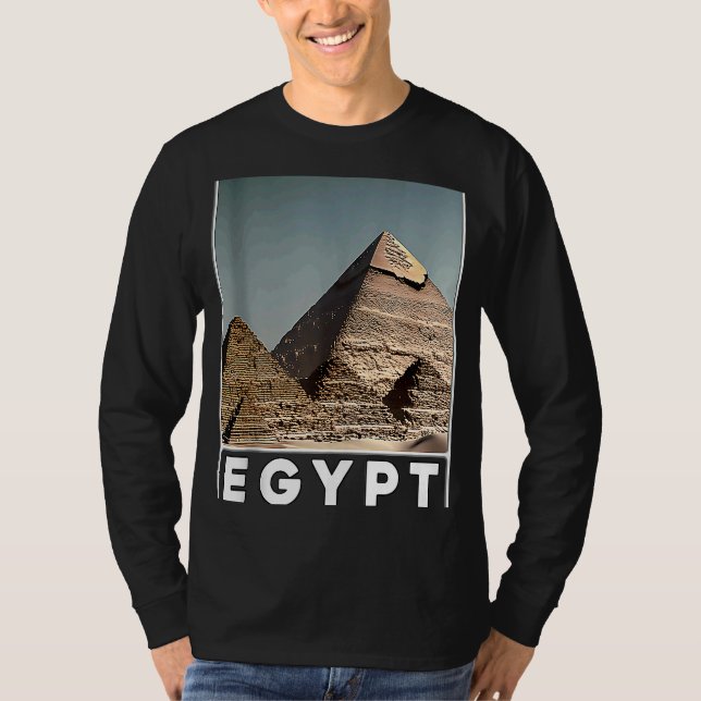T-shirt Pyramides de Gizeh Le Caire Egypte (Devant)