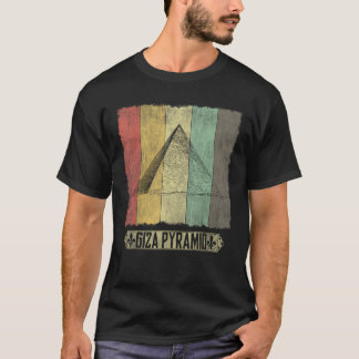 T-shirt Pyramides de Gizeh vintage Architecte égyptien