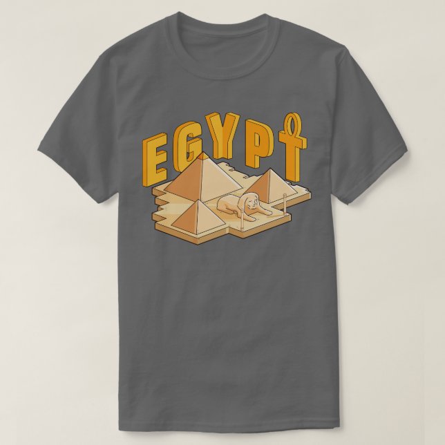 T-shirt Pyramides d'Égypte (Design devant)