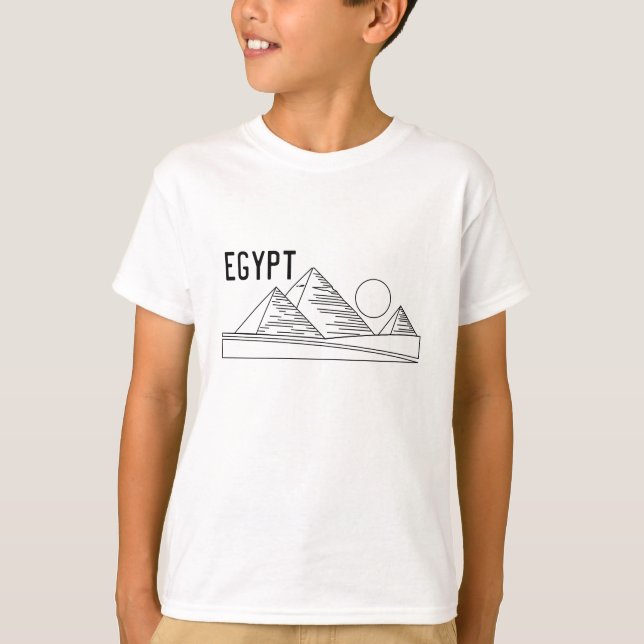 T-shirt Pyramides d'Égypte (Devant)