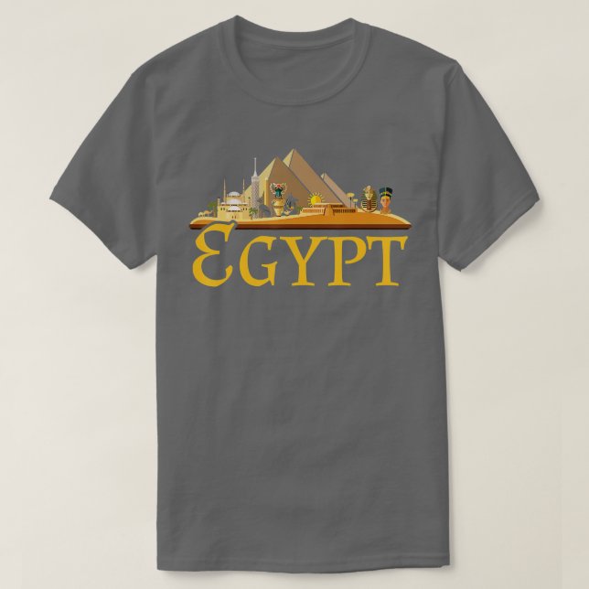 T-shirt Pyramides Égypte (Design devant)