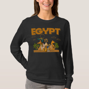 T-shirt Pyramides égyptiennes Camps Pharaon Sphinx Horus 