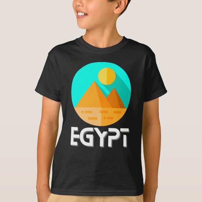 T-shirt Pyramides égyptiennes Chemise (Devant)