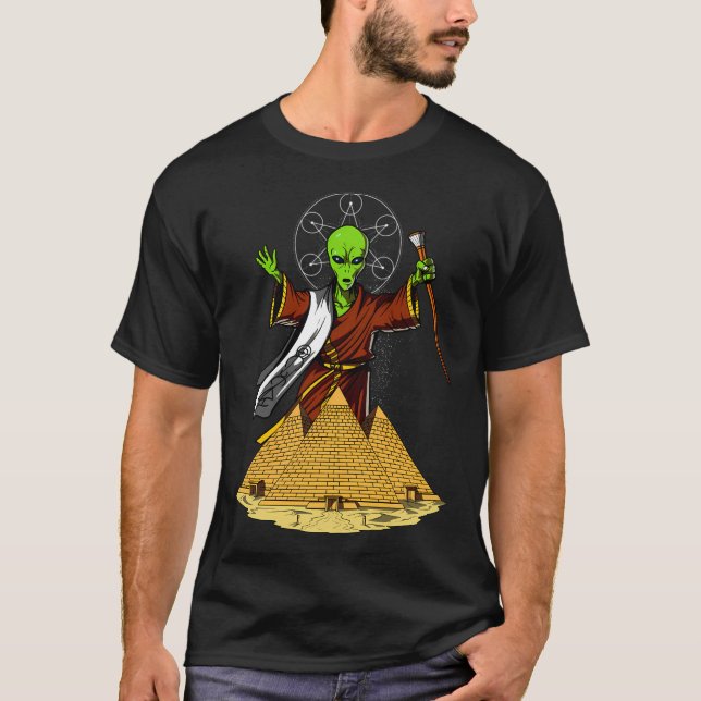 T-shirt Pyramides égyptiennes extraterrestres (Devant)