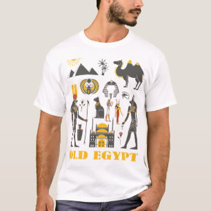 T-shirt Pyramides et symboles de l'ancienne Égypte