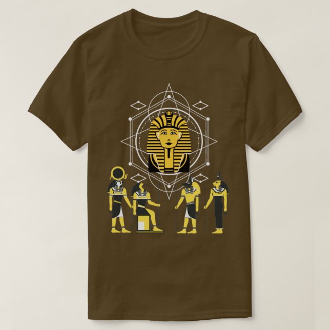 T-shirt Pyramides pharaons égyptiennes Égypte (Design devant)