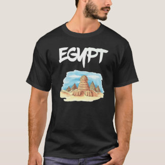 T-shirt Pyramides Sphinx Égypte ancienne Egyptologie égypt