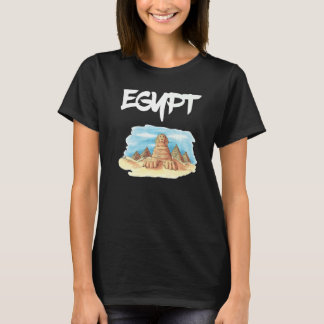 T-shirt Pyramides Sphinx Égypte ancienne Egyptologie égypt