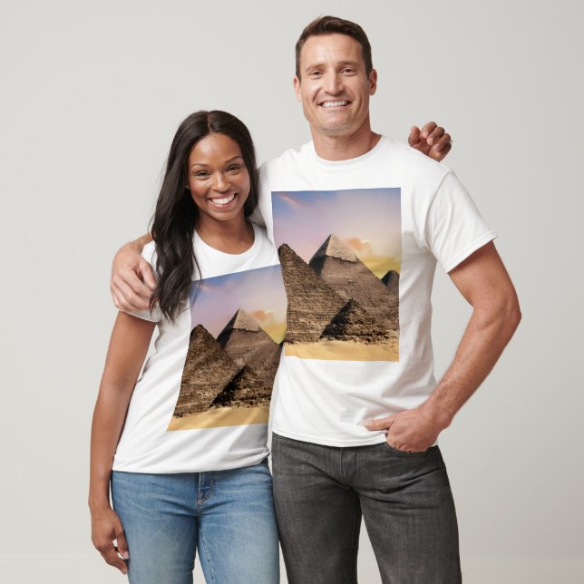 T-shirt Pyramides Sphinx Égypte ancienne Pharaon Khoufou D (Unisexe)