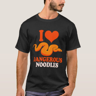 T-shirt Python Love Noodles dangereux Ball Python Snake