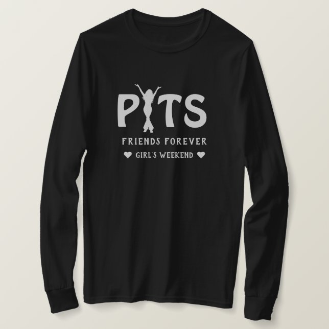 T-shirt PYTS Jolie Jeunes Choses Amis Pour Toujours (Design devant)