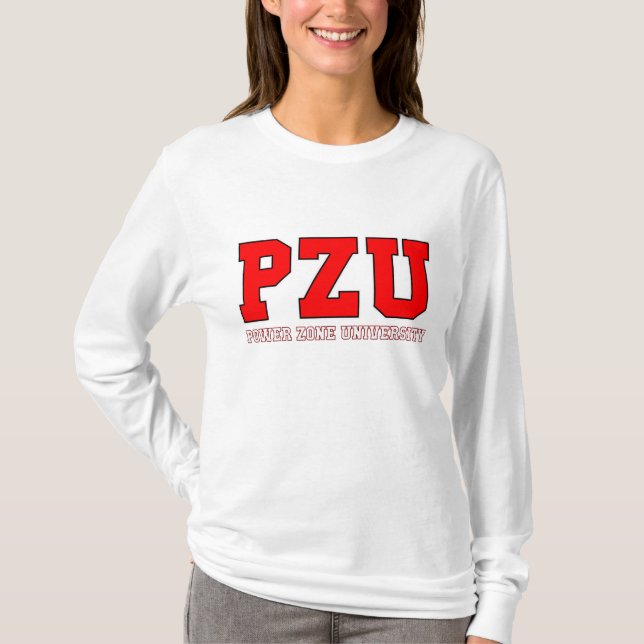 T-shirt PZU - Longue douille blanche (Devant)