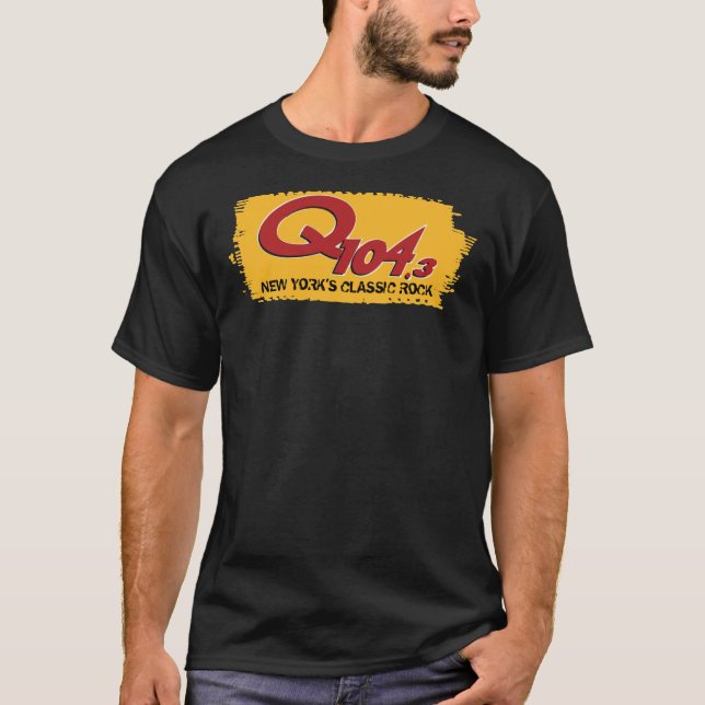 T-shirt Q104.3 - New York&x27 ; s Classic Rock Classic T-S (Devant)