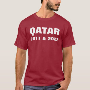 T-shirt Qatar 2011 et 2022