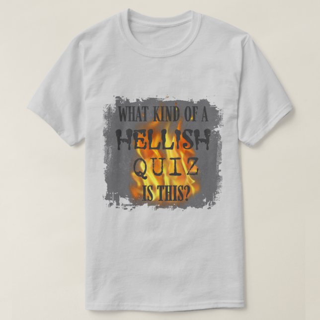 T-shirt QI Chemise de Quiz Enfernale (Design devant)