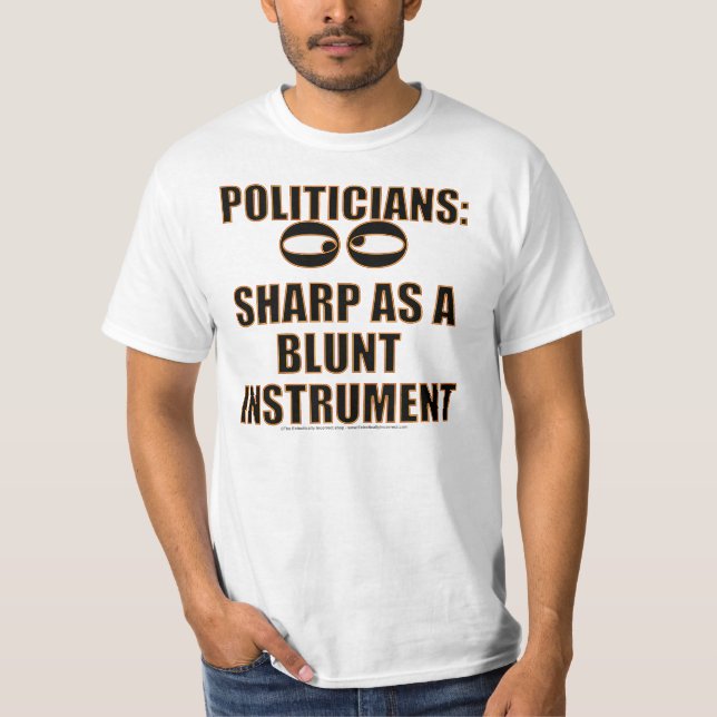 T-shirt QI des politiciens (Devant)