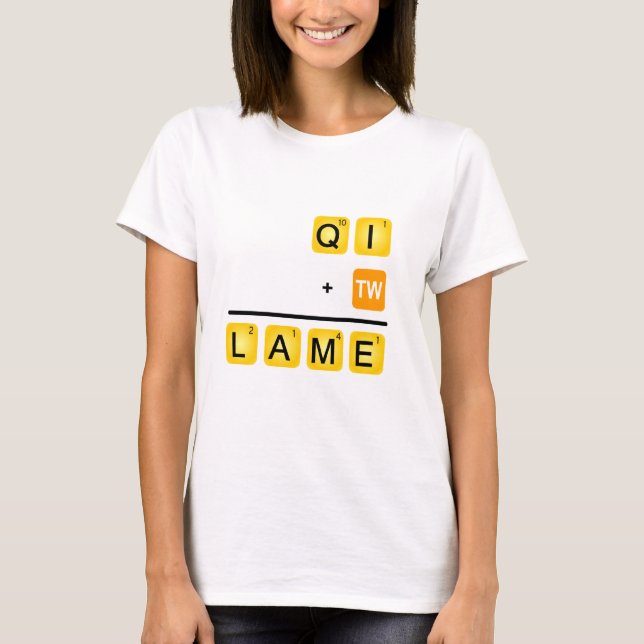 T-shirt QI est BOITEUX ! (Devant)