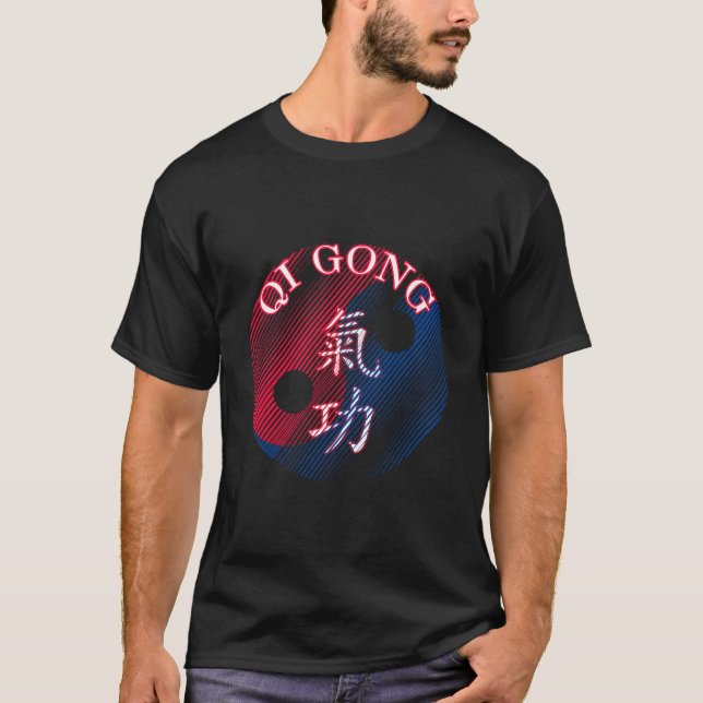 T-shirt Qi Gong Qigong Chi Kung Yin Yang (Devant)
