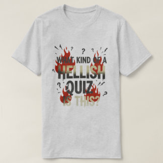 T-shirt QI Hellish Quiz Shirt