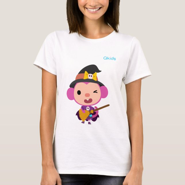 T-shirt Qkids Halloween Shirt (Momo) (Devant)