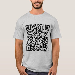 T-shirt Qr- c0de Grey Tee Homme