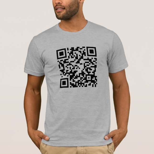 T-shirt QR Code - Android et iphone scannable chemise! (Devant)