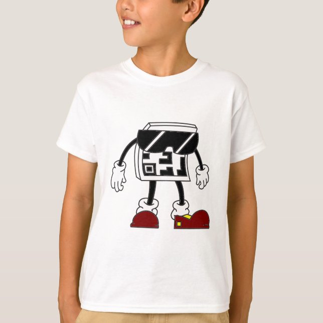T-shirt QR Code Man : Analyser le futur Tee (Devant)