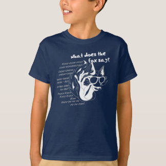 T-shirt Qu'a dit le Fox ?