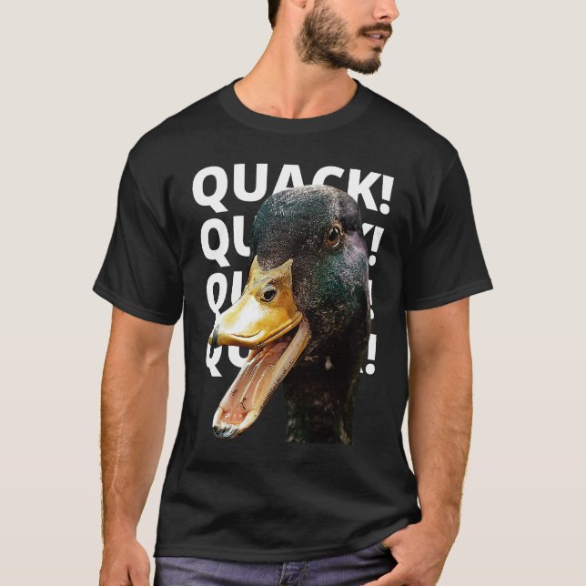 T-shirt Quack pour les amateurs de canard (Devant)