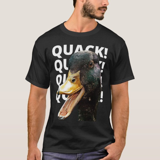 T-shirt Quack pour les amateurs de canard (Devant)