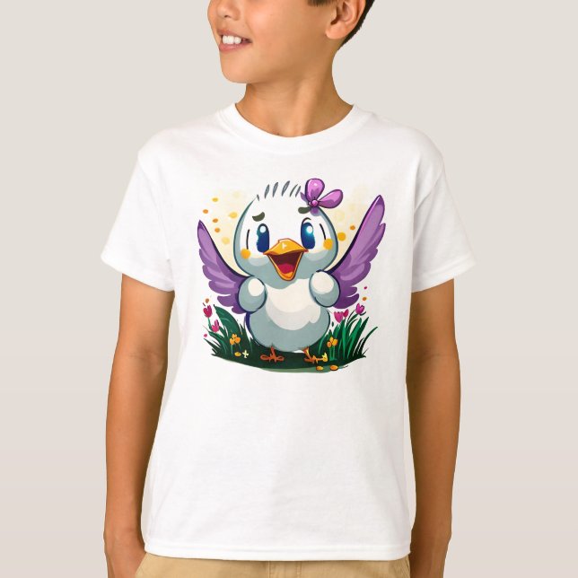 T-shirt Quackin' mignonne (Devant)