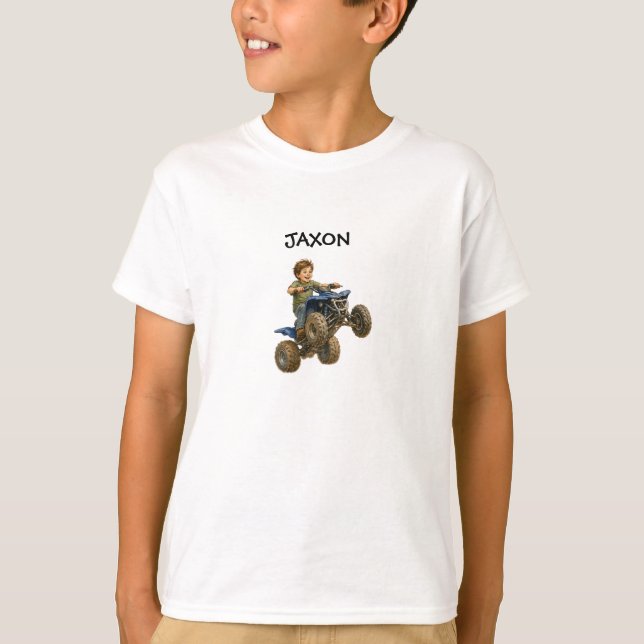 T-shirt Quad ATV pour enfants (Devant)