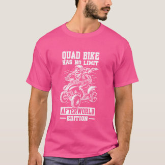 T-shirt Quad Bike Skeleton Motor Sport - Biker Quad Bike
