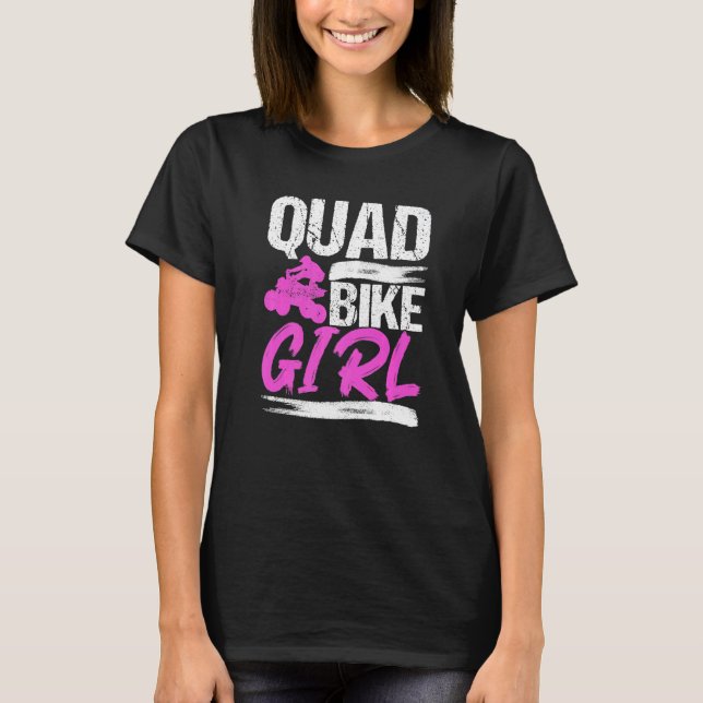 T-shirt Quad Quad VTT Femmes Quad Quad Mudding (Devant)
