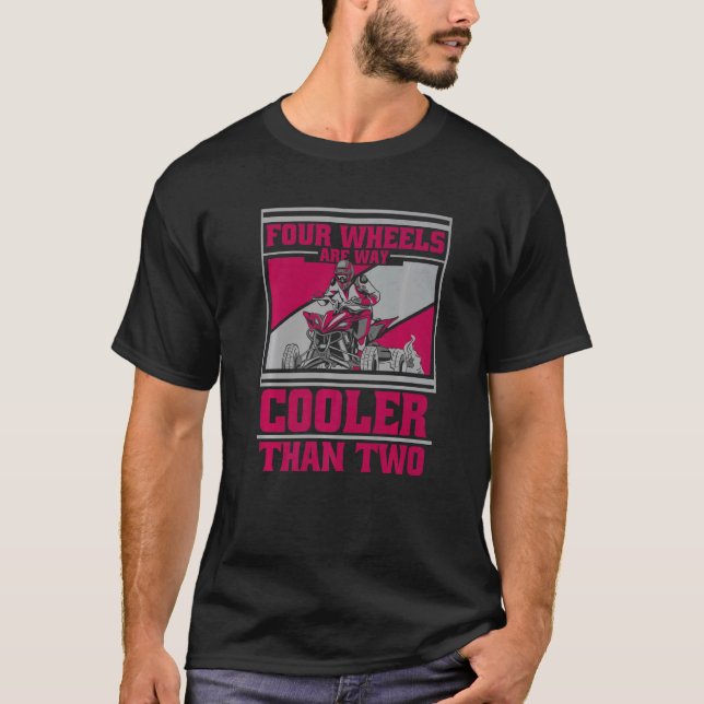 T-shirt Quad Riding Quatre Quads (Devant)