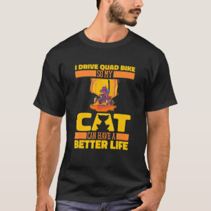 T-shirt Quad Vélo Cat Biker Sport Moteur Quad