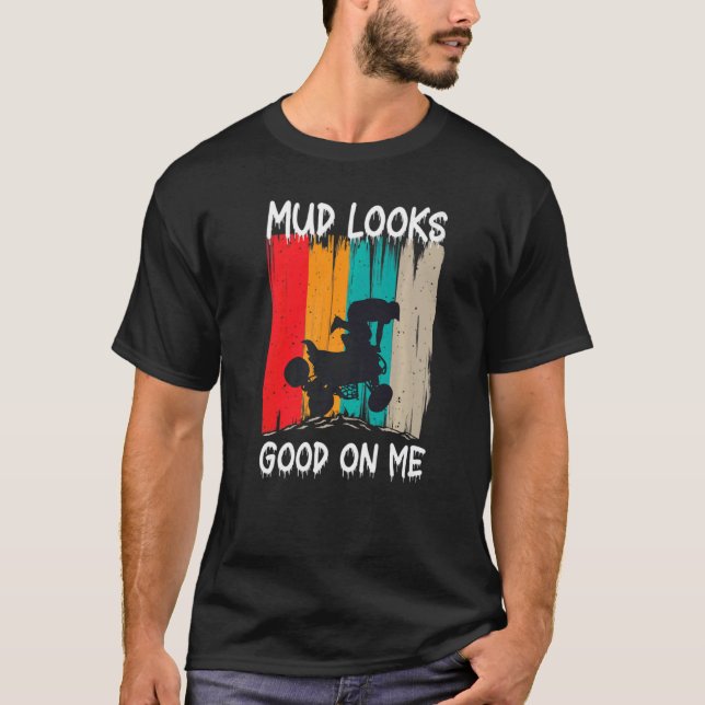 T-shirt Quadlook Quadlook Road Mud Bi (Devant)