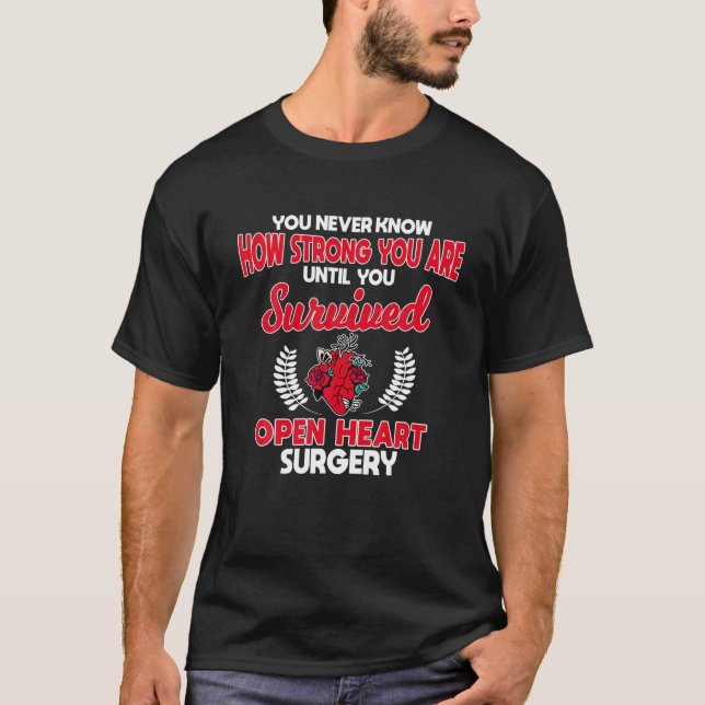 T-shirt Quadruple Bypass Guerrier Coronaire Artère Coeur S (Devant)