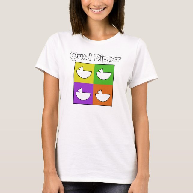 T-shirt Quadruple Dipper (avant seulement) (Devant)
