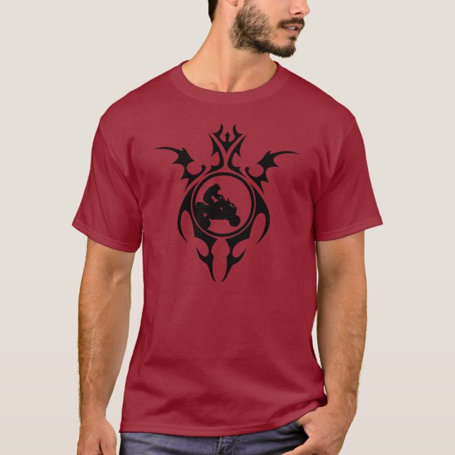T-shirt quadruples tribaux (Devant)