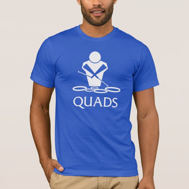 T-shirt QUADS - Drums de locateurs (Devant)