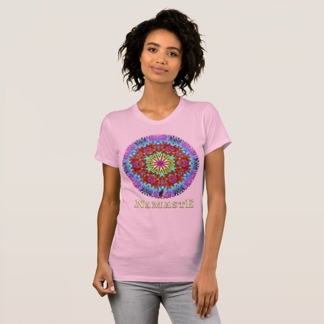 T-shirt Quaff Namaste Kaleidoscope (Devant entier)