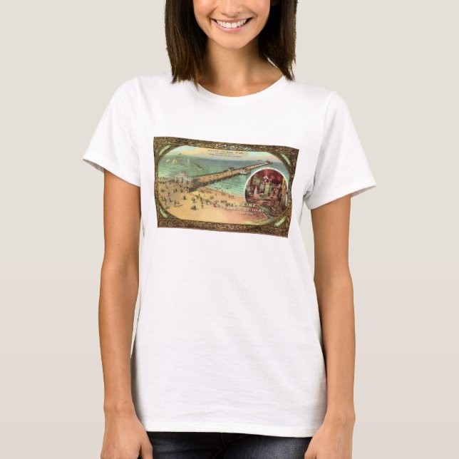 T-shirt Quai vintage Atlantic City (Devant)
