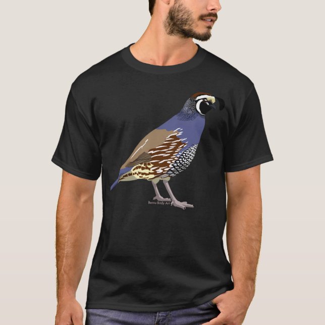 T-shirt Quail de Californie (Devant)