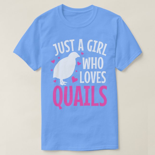T-shirt Quails Quail Lover 2 (Design devant)