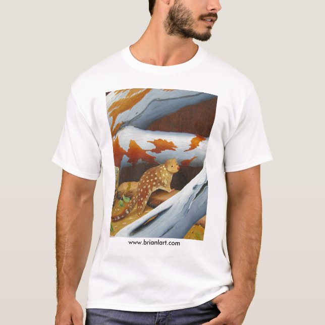 T-shirt Qual de Tasmanie Australie (Devant)