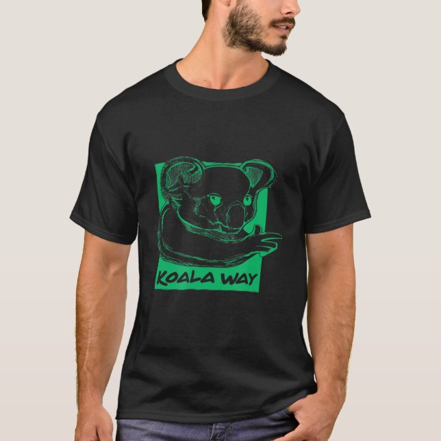 T-shirt Qualité à la manière Koala (Devant)