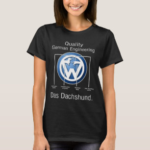 T-shirt Qualité Allemande Das Dachshund Doxie
