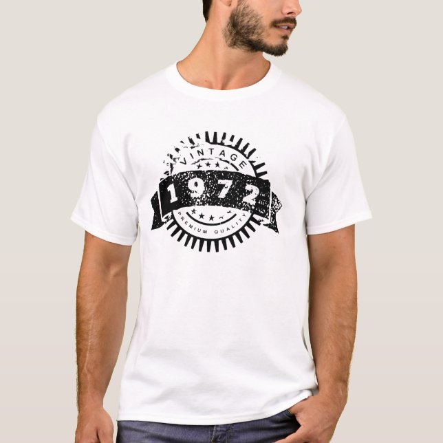 T-shirt Qualité de prime du cru 1972 (Devant)