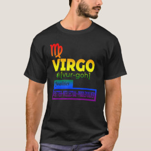 T-shirt Qualités colorées du Zodiac Virgo
